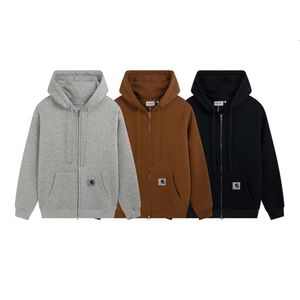 2023 Nuevos hombres y mujeres suéter sudaderas con capucha diseñador de moda marca Cahart Carthart Cardigan cremallera abrigo nieve montaña parejas lote B7xd