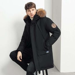 Doudoune de styliste pour hommes, manteau mi-long et grand en laine, extrêmement froid, beau manteau tendance d'hiver, nouvelle collection 2023