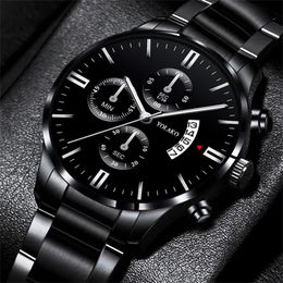 2023 Nouvelle mode masculine Ultra-Thin Watch Men's Men's Men's Business en acier inoxydable Quartz Watch Men's Watch