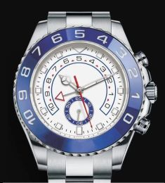 2023 Nuevo YachtMaster para hombre Reloj mecánico automático Cristal de zafiro 44 mm 116681 Pulsera de acero inoxidable La mejor edición Relojes Relojes de pulsera # 55