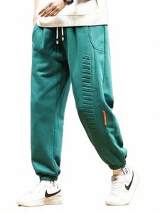 2023 Nouveaux pantalons de survêtement pour hommes Baggy Joggers Fi Lettre Hip Hop Streetwear Harem Pantalon Hommes Casual Cott Pantalon ample 8XL D6U8 #