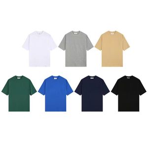 2023 nouveaux T-shirts pour hommes brodés petit couple de T-shirt lourd à manches courtes 290g avec demi-manches T-shirt en coton de taille européenne