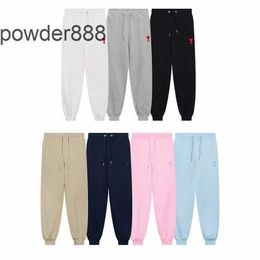 2023 Nouveaux hommes et femmes même style pantalons sanitaires printemps automne hiver couples cravate pieds spectacle de sport haute hauteur neuf fendu décontracté long pour hommes