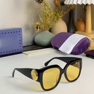 2023 Nouveaux hommes et femmes Lunettes de soleil Designer Mode Cadre rond Extra Large Lunettes de soleil de luxe Jambes et boîtes en tôle GG1407S