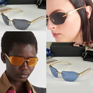 2023 Nuevos hombres y mujeres Gafas de sol Diseñador Cool Show Mirror Fashion Street Photo Gafas de sol UV400 Gafas de protección con caja SPR A55