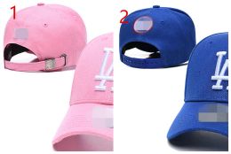 2023 Nuevas gorras de béisbol de lujo para hombre La Designer, letra activa redonda ajustable con pico para hombres y mujeres, sombreros de camionero