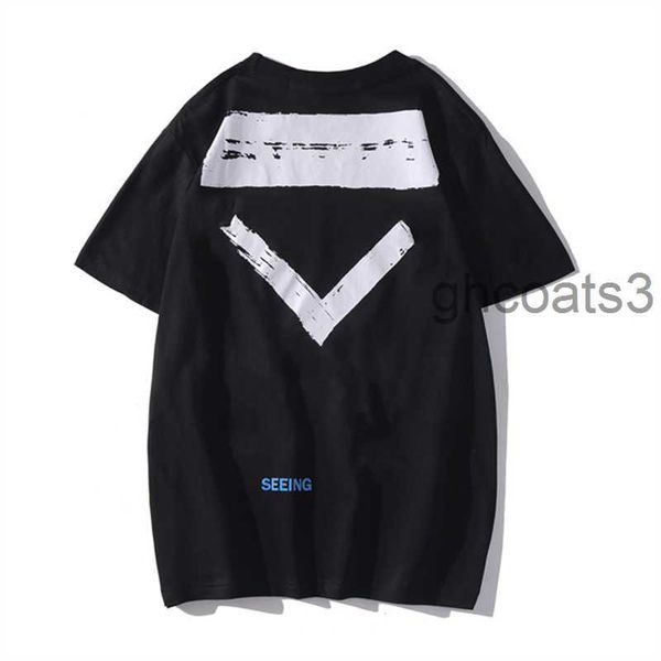 2023 Nouveaux t-shirts pour hommes Designer Luxury White Classic T-shirt Arrow Graffiti Sweatshirt Men and Women t-t-t-t-t-shirt multiples styles Hip Hop T-shirt yh 5wcd