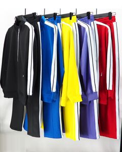 2024 Nouvelles survêtements pour hommes Palms Zipper Coats Street Suits en vrac Designers Womens Hoodies Vestes Pantal