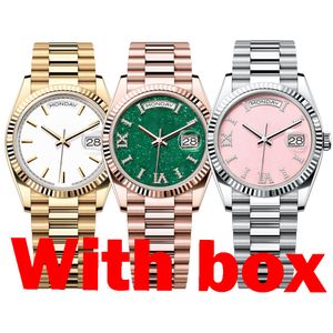 2023 NIEUW MENTEN WERCHT 36 MM WATCHES Automatische mechanische 904L roestvrijstalen liefhebbers Montre Waterproof Watch 2813 Beweging Dhgates Gift Box KH Factory