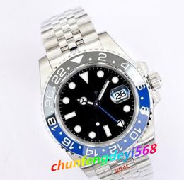 2023 Nieuwe Heren Horlogeband Luxe Horloge 40mm hoogwaardige II 126710 'Batman' w/ Box Papers + Bon Beweging Automatische Heren Armband Heren Horloges