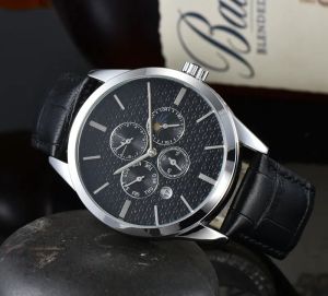 2023 Nieuwe herenhorloges zeven steken automatisch Mechanisch horloge designer polshorloges hoge kwaliteit Top luxe merk lederen band Mode maanfase Functie