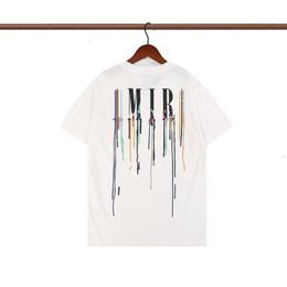 2023 Nuevas camisetas de diseñador para mujer para hombre Impreso AMIIS Moda Hombre Camiseta de algodón de calidad superior Camisetas casuales de manga corta de lujo Hip Streetwear Camisetas