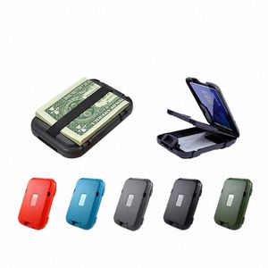 2023 Nieuwe Metalen Portemonnee Portemonnee RFID Blok Minimalistische Portemonnee heren Ultra Dunne Aluminium Clip Pocket C Creditcardhouder h2sr #