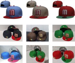 2023 Nouveaux fans de football de basket-ball de baseball du Mexique Chapeaux Snapbacks personnalisés Toutes les équipes équipées de snapback Hip Hop Sports Caps Mix Order Fashion 10000 designs chapeaux