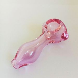 2023 nouveau Mini rose Style verre main tuyaux en gros fumer brûleur accessoires tabac plate-forme 7.5 CM longueur