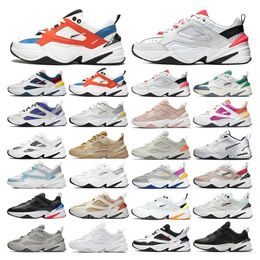 2023 NUEVO Monarch the M2K Tekno Dad Sports Ru Shoes OffS Mujeres de calidad superior para hombre Diseñador Zapatillas White Sports Trainers Sneakers 36-45