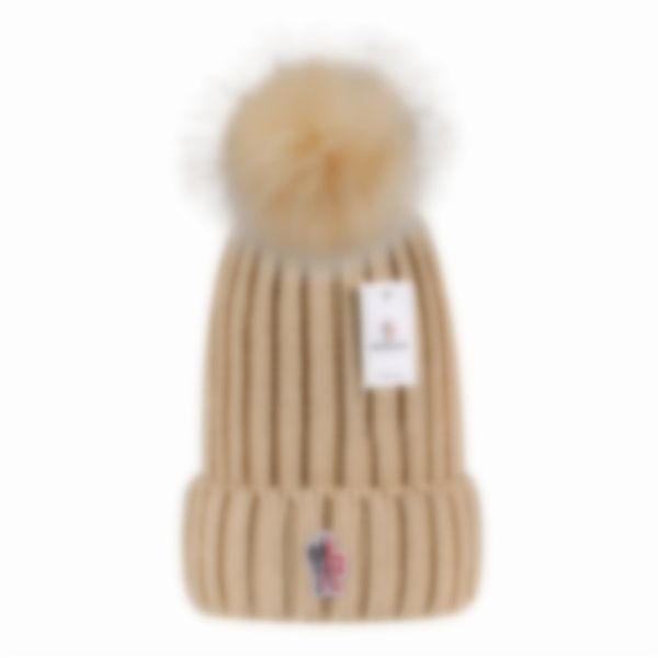 2023 NOUVEAU MONCLiR Beanie Luxe unisexe tricoté chapeau Gorros Bonnet Bonnets tricotés chapeaux de sport classiques hommes femmes décontracté bonnets d'extérieur M-14