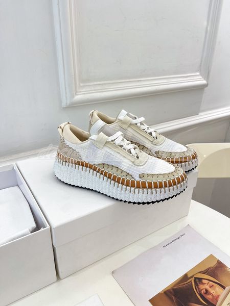 2023 New Nama Designer Casual Shoes Mujer Casual Shoes New Pattern Franqueo Canvas Rainbow Sneaker Running Sports Shoe Moda Tamaño 35-40