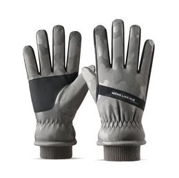 Nouveaux gants chauds d'hiver en plein air pour le cyclisme des hommes, écran tactile antidérapant, gants de Ski imperméables épaissis