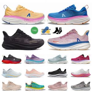 Nieuwe Patroon One One Run Schoen Bondi 8 Goblin Blue Mountain Spring Clifton 8 9 Kawana x Harbor Mist Heren Dames Sneakers Platform Carbon X2 Wandelschoenen