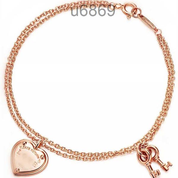 2023 Nuevos diseñadores populares T pulsera amante del corazón para mujer pulsera moda pulseras de alta calidad joyería de regalo muy hermosa 907Y