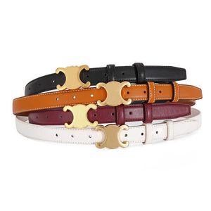 2023 Nuevo cintur￳n de vaca premium Classic Vintage Smooth Buckle Men and Women Belt Belt Belt Top Bintar Decorative Beltholese al por mayor