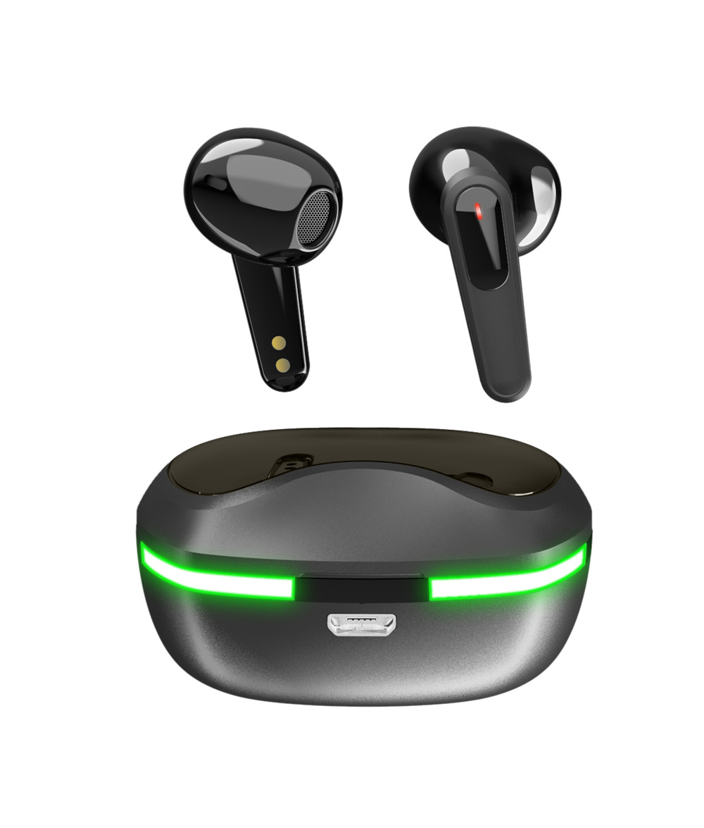 2023 Ny Pro60 Wireless Bluetooth -hörlurar med MIC TWS Earbuds Noise Refering Stereo Bluetooth Headset trådlösa hörlurar