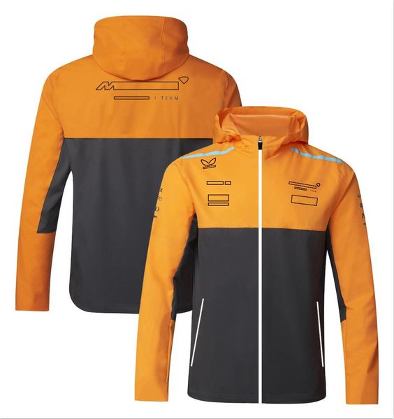 2023 nuevo producto F1 Fórmula Uno ropa de carga impermeable ropa del equipo del coche ropa de carreras abrigo de cáscara suave impermeable tamaño extra personalizado