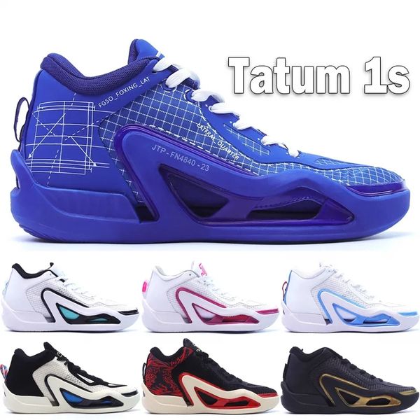 2023 Nuevo producto Jumpman Shoes Tatum 1 Archer Ave JAYSON Tatums Hombres Mujeres Zapatillas de baloncesto de alta calidad White University Red Blue Gold Hombre Calzado deportivo