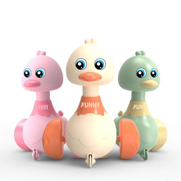 2023 nuevo producto tipo prensa columpio lindo pato juguete niños aprendiendo a escalar juguetes educativos para edades tempranas coche para niños y niñas