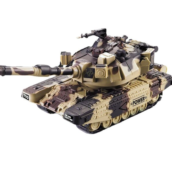 2023 nouveau modèle de voiture de véhicule de char militaire télécommandé de char de combat RC peut lancer des balles molles grand réservoir rc