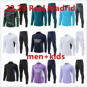 2023 nouveau survêtement Real MadridS Ensemble de survêtement hommes et enfants maillot de football CAMAVINGA ALABA MODRIC VALVERDE football 22 23 top Madrids chandal futbol survetement