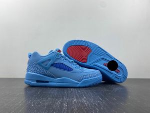 2023 nieuwe retro sport 4 LOW HOUSTON OILERS mannen/vrouwen/kinderen basketbalschoenen 4s IV blauw jeugd GS grote jongen sport basketbal sneakers