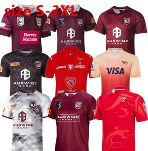 2023 Nouveau maillot de rugby Queensland Maroons Sweatshirt 22 23 Maroons Top JAGUAR INDIGNOUS Rugby Jersey S -3XL