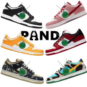 Zapatillas casuales para hombre GAI hombre mujer zapatos zapatillas planas bajos panda blanco negro gris niebla triple rosa UNC Rose Whisper Team Gold Blue Raspberry Strawberry Peach