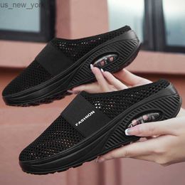2023 nouvelles sandales chaussures femmes antidérapantes dames chaussures sans lacet plage chaussures de marche pantoufle doux Zapatos De Mujer chaussures femme L230518