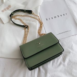 2023 nuevos bolsos de hombro nueva marca bolso con cabeza de ciervo pequeño bandolera para mujer moda Color sólido cuero bolso cuadrado mujeres bolsas de mensajero de hombro