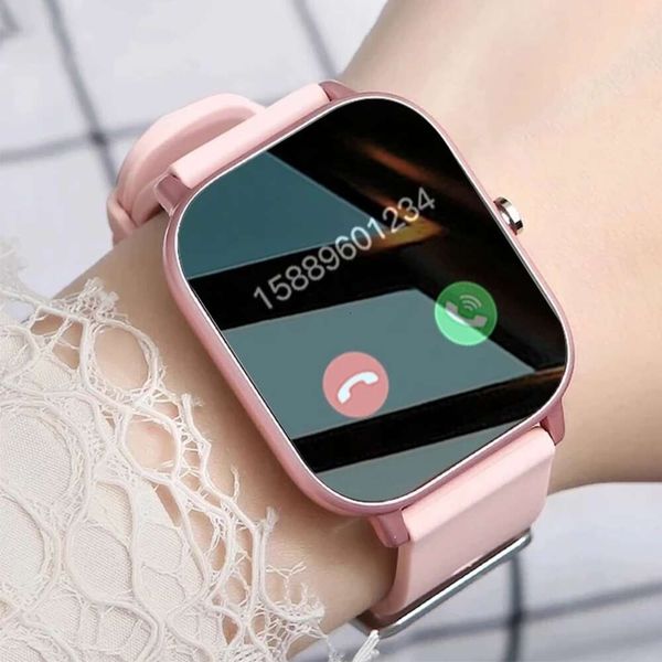 2023 nuevo reloj inteligente para hombres y mujeres, regalo, pantalla completamente táctil, relojes deportivos Fiess, llamadas Bluetooth, reloj inteligente Digital, reloj de pulsera