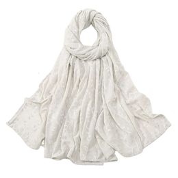 2023 Nieuwe effen kleur sjaal zijden sjaal strandlaken groothandel