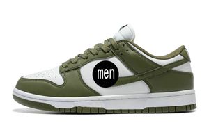 2023 NIEUWE SPORT 1 SB Lage Medium Olive Men/Vrouwen/Kinderen Basketbalschoenen 1S Jeugd GS Big Boy Basketball Sneakers