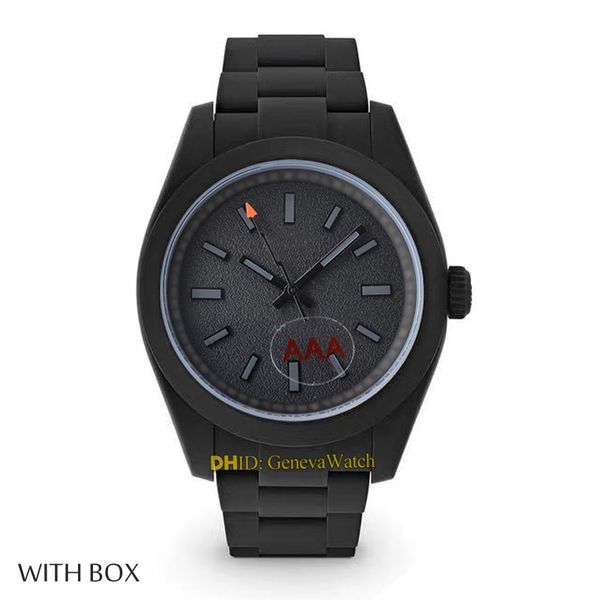 2023 nuevos relojes deportivos para hombre 40 mm Negro 316L Caja de acero inoxidable Pulsera Importación Mecánica Movimiento automático Reloj Hombres Rayo Manos con caja de regalo