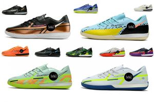 2023 nuevas zapatillas deportivas React Phantom GT2 Pro IC zapatos de fútbol para hombre de alta calidad Super-running indoor MD zapatos de fútbol para hombre de fondo plano