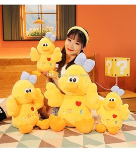 2023 Nieuwe plek Love You Duck Plush Toy Dolls Hug Duck Doll Pillow Children's Holiday Gift WholesaleFree Ups of DHL