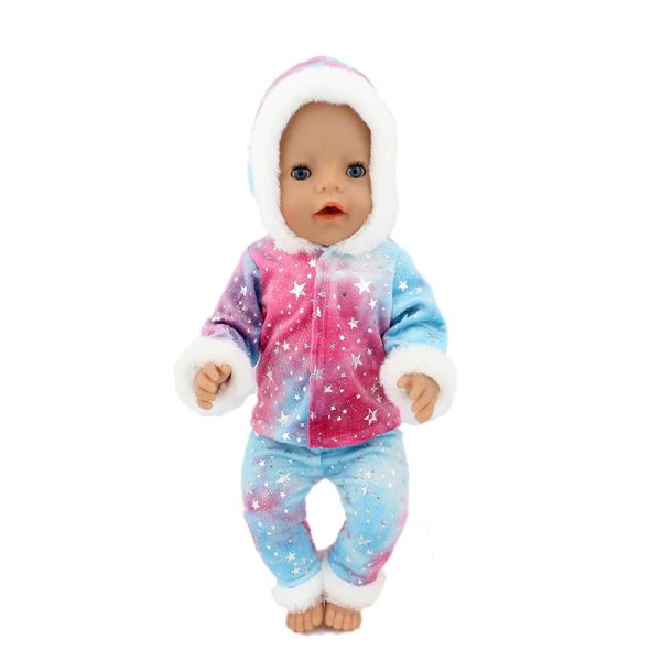 2023 New Star Suit Ropa de muñeca Fit para ropa de muñeca recién nacida de 43 cm Ropa de muñecas Reborn Dolls Accesorios