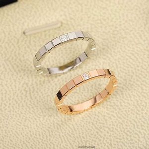 2023 Nieuwe Sterling Sier Ice Block Ring For Women's Fashion Simple Brand Jewelry Party Cadeau