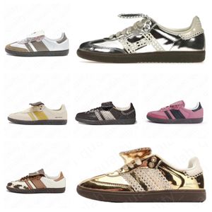 2023 Chaussures de créateurs de nouveau style Sam Galles Bonner Bonner Vintage Trainer Sneakers non glissa Sole extérieure Classic Noir Blanc Men Femmes Chaussures décontractées Big Taille 36-45