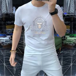 2023 Nouveau style Summer Mens Designer T-shirt Casual Homme Femme Tees avec lettres Hot Drill Manches courtes Top Vendre Luxe Hommes Hip Hop Vêtements Taille M-4XL