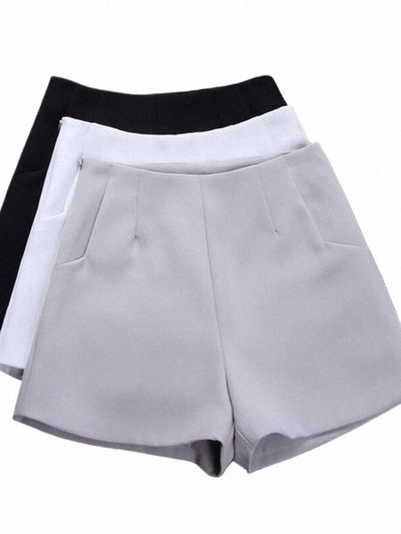 2023 Nouvel été chaud Fi nouvelles femmes Shorts jupes taille haute costume décontracté Shorts noir blanc femmes pantalons courts dames Shorts s1q2 #