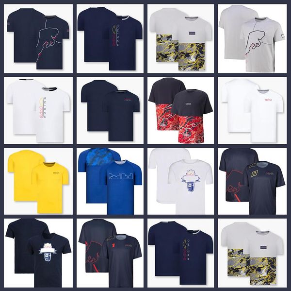 Camiseta de manga corta para hombre, traje de carreras F1, ropa de equipo de Fórmula Uno, uniformes personalizados, novedad de verano de 2023