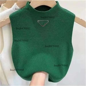 2023 NUEVO verano diseñador corto vestir para mujer de punto sexy camisa base ligera letra fina bordado para mujer chaleco top chaleco jumper mujer